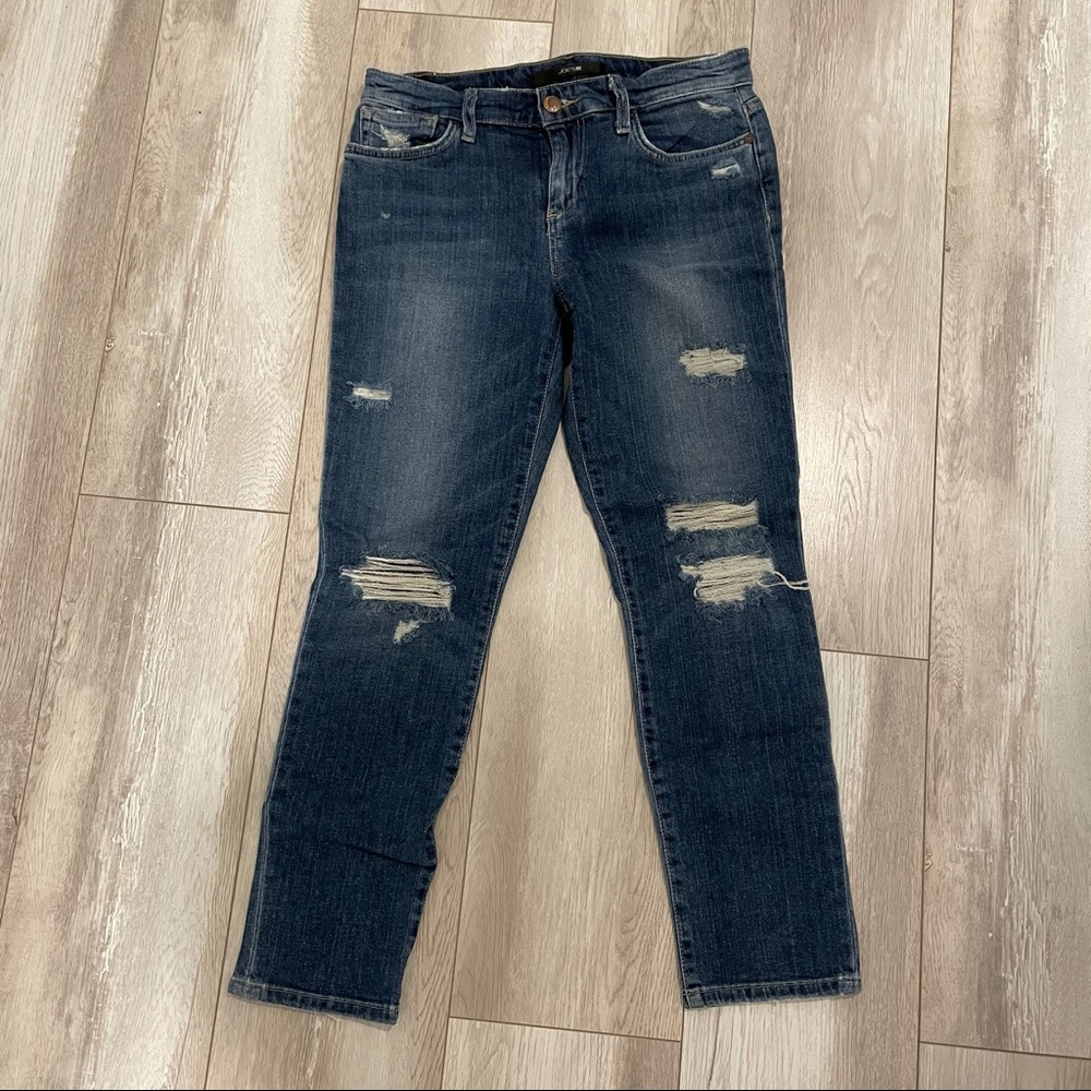Joe’s ripped / distressed boyfriend jeans